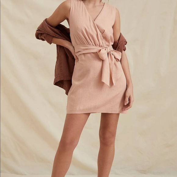 NWTS SUNDAY IN BROOKLYN LINEN WRAP MINI (L) - Picture 6 of 7